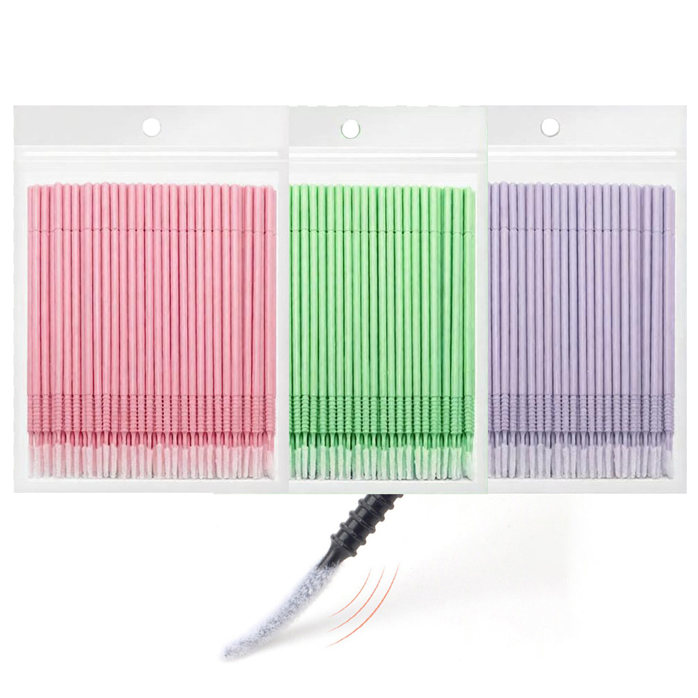 Eyelash Extension Look - 500 adet Kirpik Uzatma Temizleme Çubukları