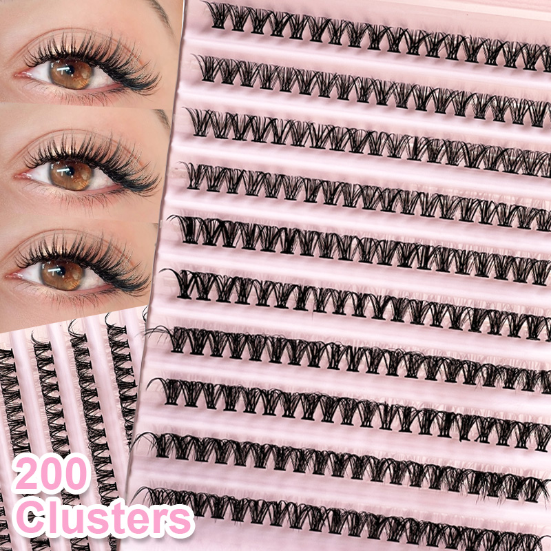 Eyelash Extension Look - Tekli Kirpikler Kirpik Demetleri 8-16mm 200