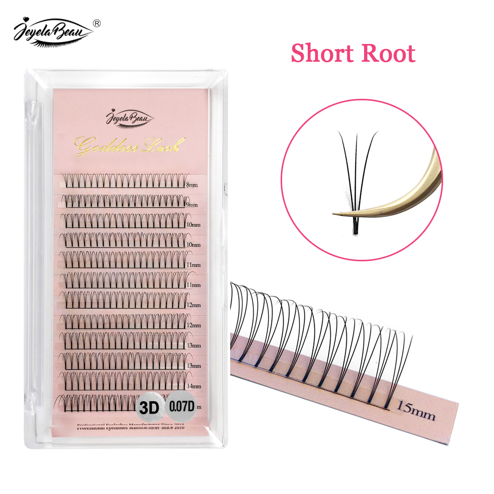 Eyelash Extension Russian - Tanrıça 3D Hazır Fan Kirpik Uzantıları