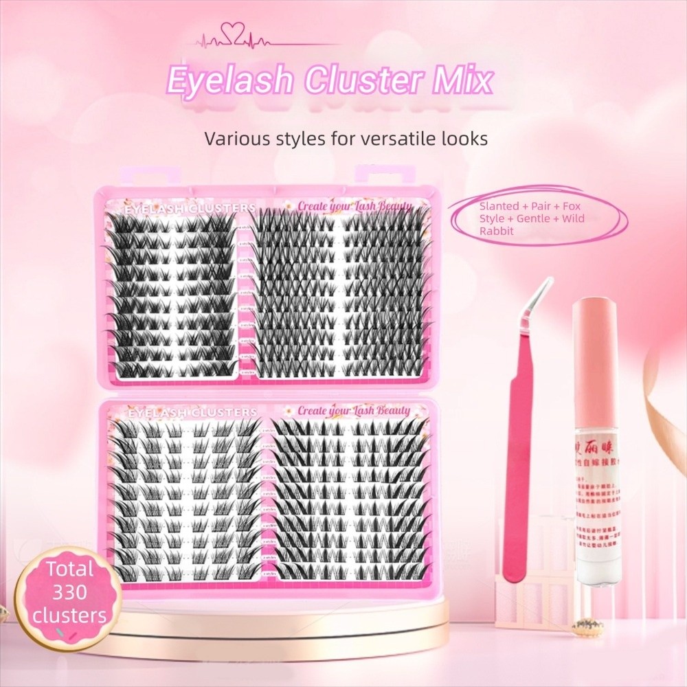 Eyelash Extension Natural Look - Sıcak Doğal Görünümlü Takma Kirpikler Siyah