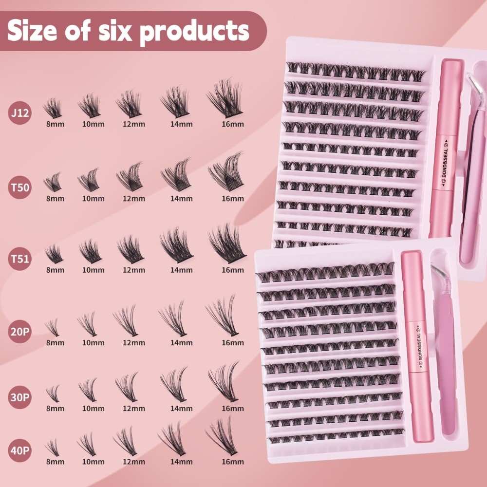 Eyelash Extension Natural Look - Yüksek Kaliteli Yapışkanlı ve Sızdırmaz Takma