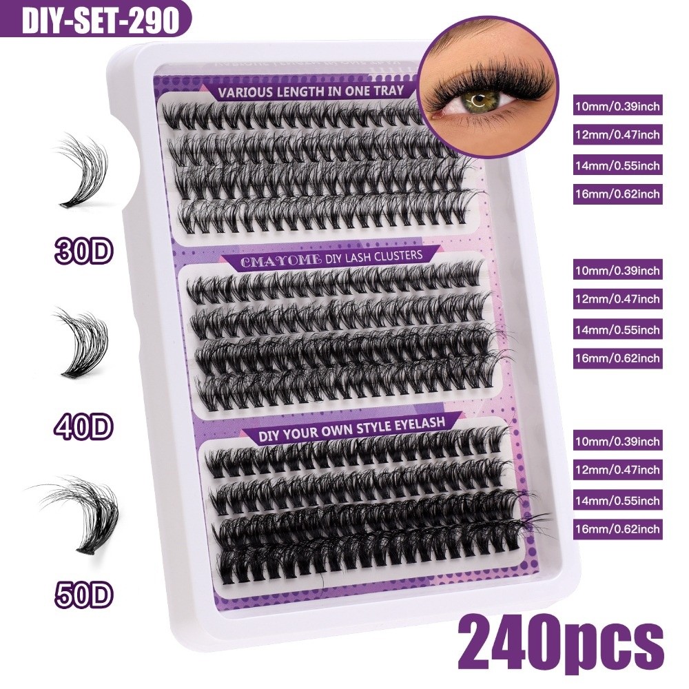 Eyelash Extension Natural Look - Doğal Görünümlü Takma Kirpikler, Sık ve