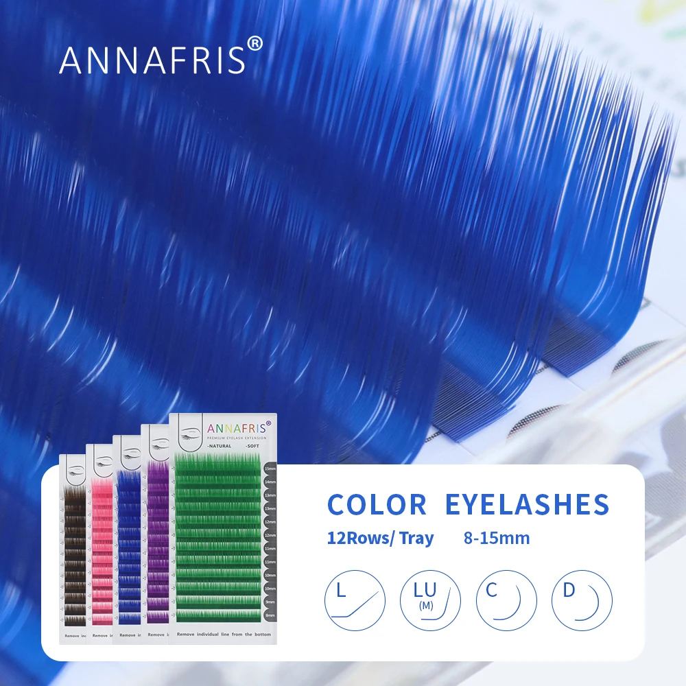 Eyelash Extension Russian - ANNAFRIS bireysel siyah takma kirpik C