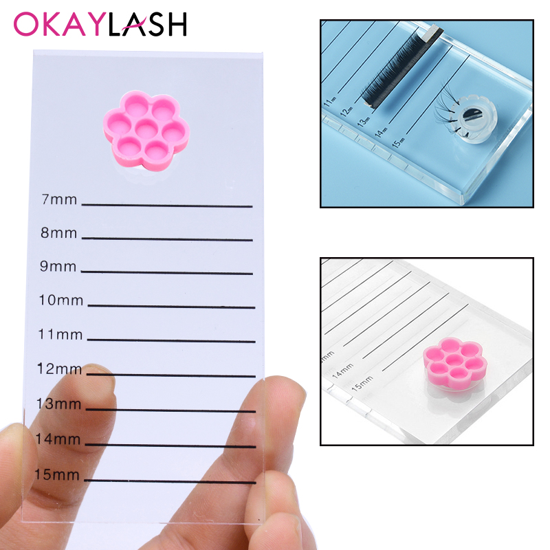 Eyelash Extension London - Temizle Kristal Kirpik Uzatma Ölçeği Kurulu