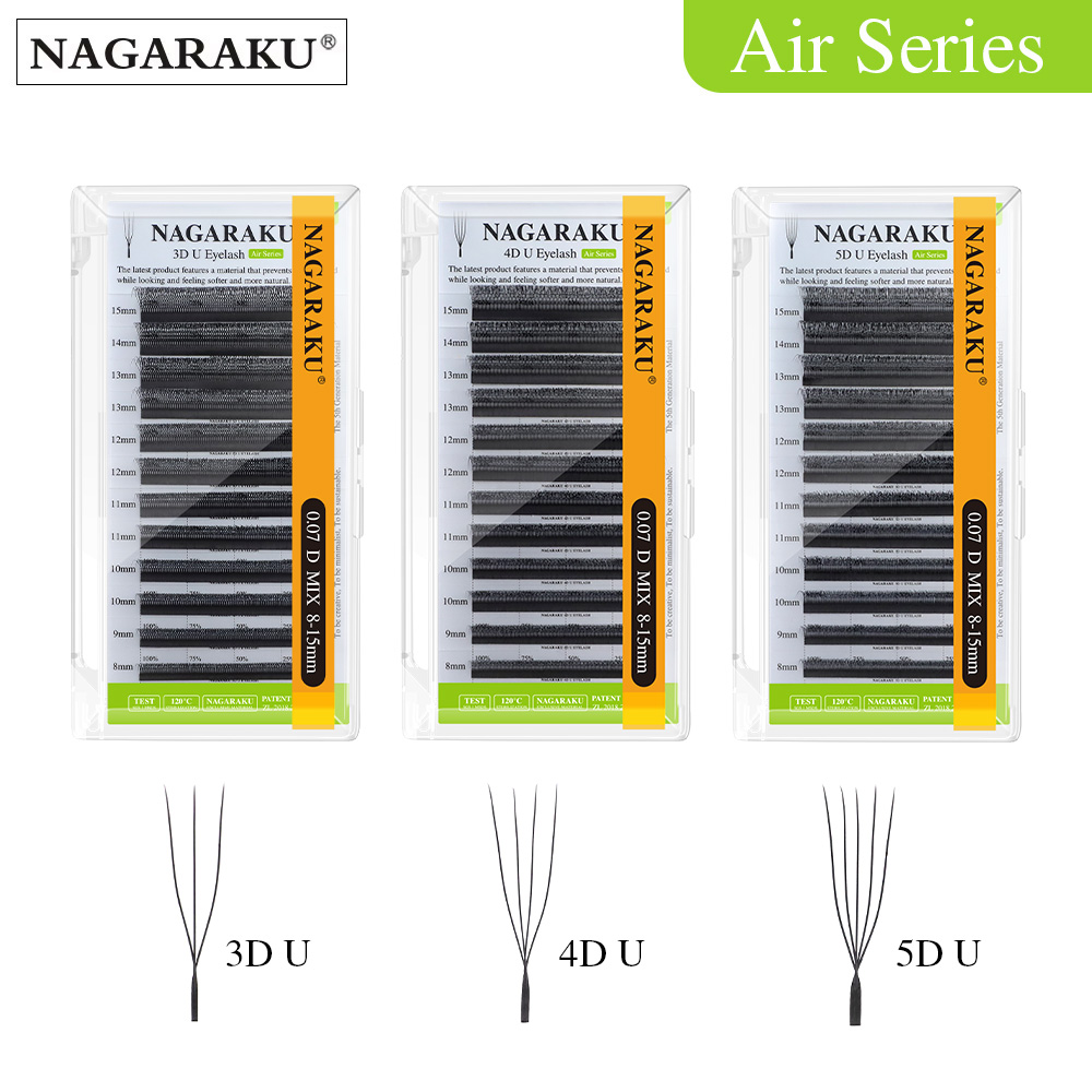 NAGARAKU U Şekli 3D/4D/5D Yumu - Eyelash Extension Human Hair incelemesi ve fiyatı