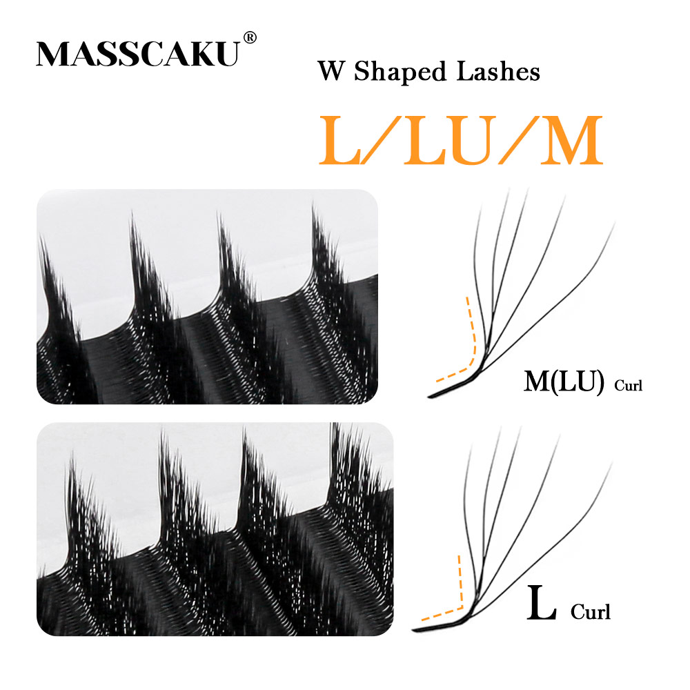 MASSCAKU L LU M Curl YY/W Şeki - Eyelash Extension Human Hair incelemesi ve fiyatı