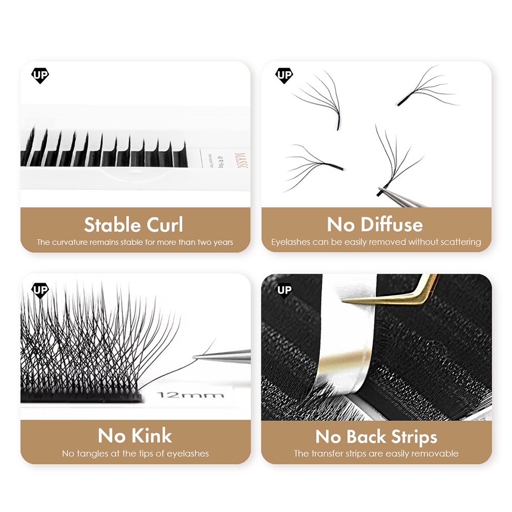 MASSCAKU L LU M Curl YY/W Şeki - Eyelash Extension Human Hair incelemesi ve fiyatı