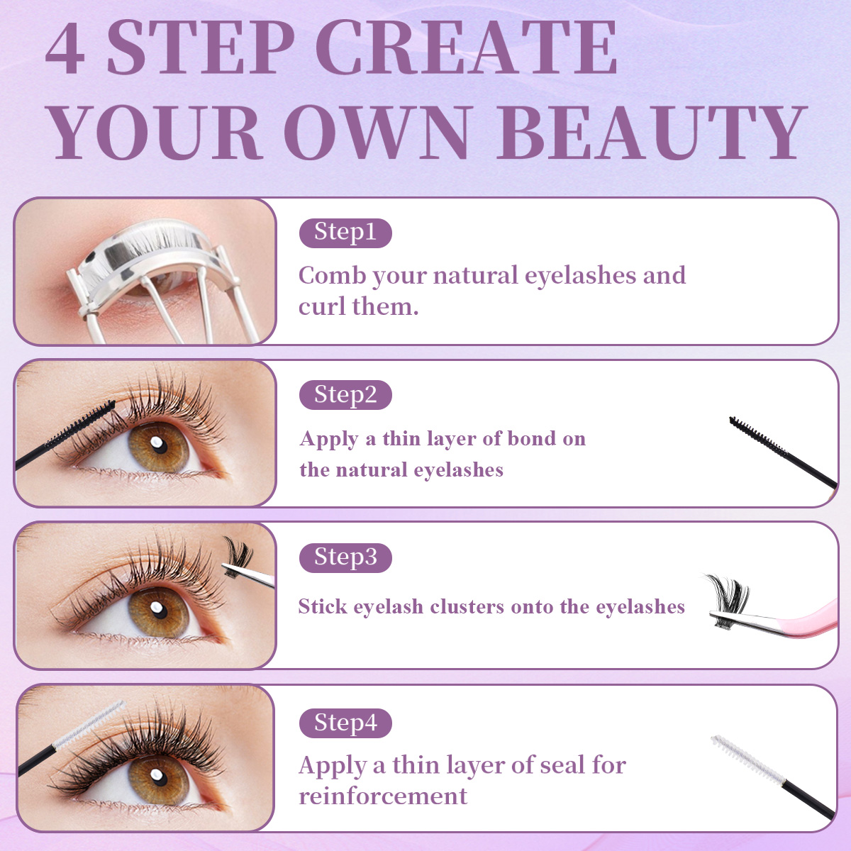 Bireysel Yanlış Kirpik Karışım - Eyelash Extension For Asian Eyes incelemesi ve fiyatı