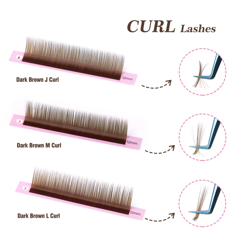 Lashprofessor J L M Curl Kahve - Eyelash Extension Russian incelemesi ve fiyatı