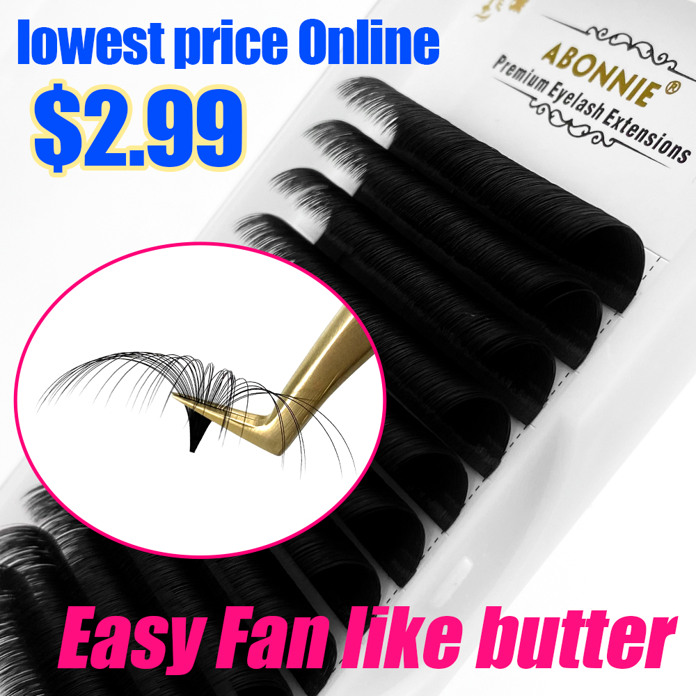Abonnie 0.03-0.10mm Kolay Fan  - Eyelash Extension Human Hair incelemesi ve fiyatı