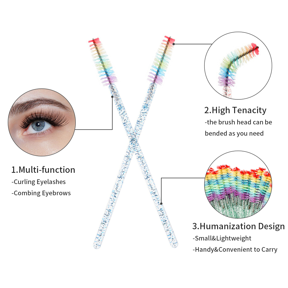 50 adet gökkuşağı kristal kirp - Eyelash Extension London incelemesi ve fiyatı