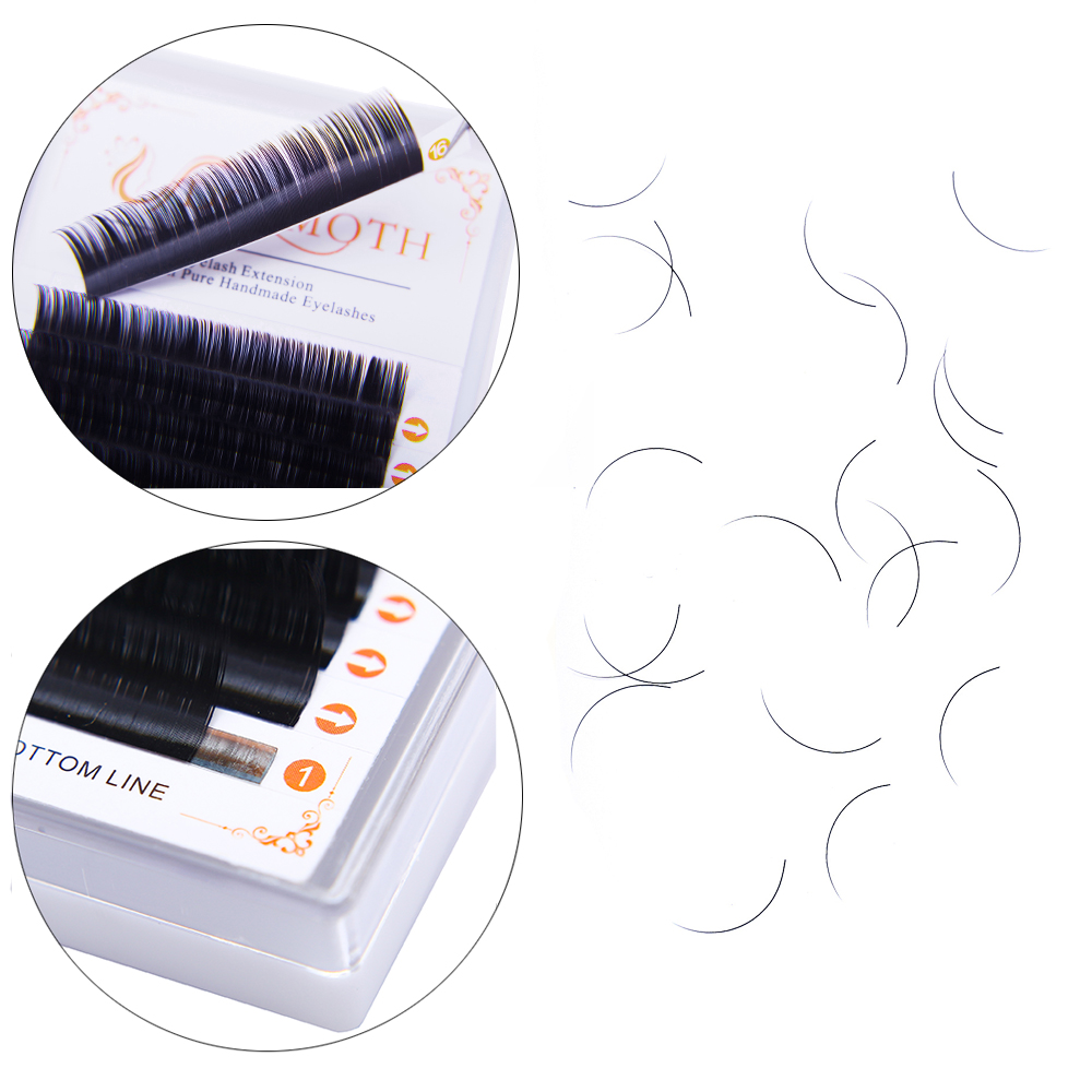 DOSMOTH 10 kutuları 16 satır 7 - Eyelash Extension Human Hair incelemesi ve fiyatı